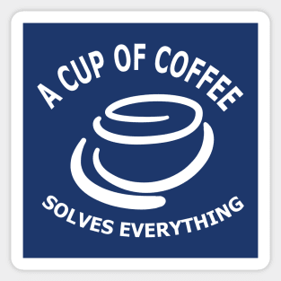 A Cup of Coffee Sticker